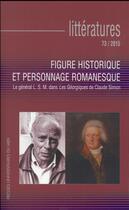 Couverture du livre « Figure historique et personnage romanesque » de Laurichesse Jy aux éditions Pu Du Midi