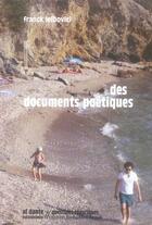 Couverture du livre « Des documents poétiques » de Franck Leibovici aux éditions Al Dante