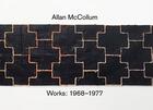 Couverture du livre « Works ; 1968-1977 » de Allan Mccollum aux éditions Petzel