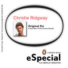 Couverture du livre « Original zin » de Christie Ridgway aux éditions Penguin Group Us