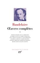 Couverture du livre « Oeuvres complètes (Tome 2) » de Charles Baudelaire aux éditions Gallimard