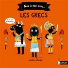Couverture du livre « Nez à nez avec : les grecs » de James Davies aux éditions Nathan