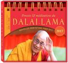 Couverture du livre « Pensées et méditations du Dalaï-Lama 2017 » de  aux éditions Editions 365