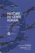 Couverture du livre « Histoire du genre humain ; oeuvrettes morales » de Giacomo Leopardi aux éditions Gwen Catala
