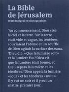 Couverture du livre « Bible De Jerusalem. Texte Integral Et Photographies (La) » de Agence Magnum aux éditions La Martiniere