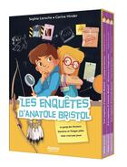 Couverture du livre « Les enquêtes d'Anatole Bristol : coffret Tomes 1 à 3 » de Sophie Laroche et Carine Hinder aux éditions Auzou