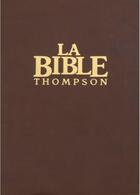 Couverture du livre « Bible Thompson » de Collectif aux éditions Vida