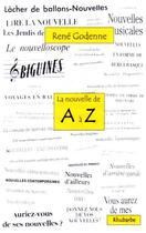 Couverture du livre « La nouvelle de a à z » de Rene Godenne aux éditions Rhubarbe