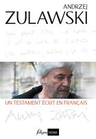 Couverture du livre « Un testament écrit en français » de Andrzej Zulawski aux éditions Filigranowa