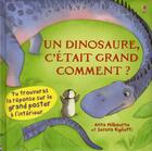 Couverture du livre « Un dinosaure, c'etait grand comment ? » de Milbourne/Wood aux éditions Usborne