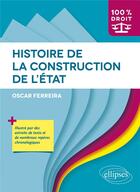 Couverture du livre « Histoire de la construction de l'Etat » de Oscar Ferreira aux éditions Ellipses