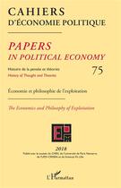 Couverture du livre « Cahiers d'economie politique » de  aux éditions L'harmattan