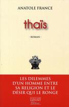 Couverture du livre « Thaïs » de Anatole France aux éditions Jacques Marie Laffont