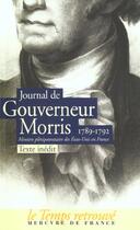 Couverture du livre « Journal : (1789-1792) » de Morris/Baecque aux éditions Mercure De France