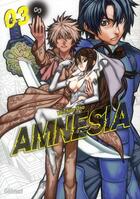 Couverture du livre « Amnesia Tome 3 » de Yoichiro Ono aux éditions Glenat