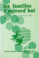 Couverture du livre « Les familles d'aujourd'hui » de  aux éditions Ined