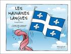 Couverture du livre « Les mauvaises langues ; j'aime ma langue ! » de Francois Dimitri aux éditions Beliveau