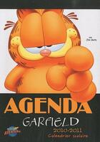 Couverture du livre « Garfield : agenda scolaire (édition 2010/2011) » de Jim Davis aux éditions Presses Aventure