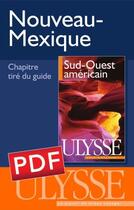 Couverture du livre « Nouveau-Mexique ; chapitre tiré du guide 