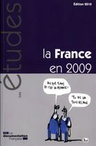 Couverture du livre « La France en 2009 » de  aux éditions Documentation Francaise