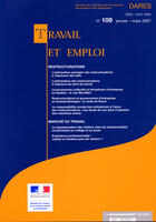 Couverture du livre « TRAVAIL ET EMPLOI T.109 ; restructurations : marché du travail » de Ministere De L'Emploi Et De La Solidarite aux éditions Documentation Francaise