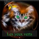 Couverture du livre « Les yeux verts calendrier mural 2020 300 300 mm square - portraits de chats maine coon (édition 2020) » de Gaymard Alain aux éditions Calvendo