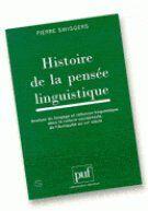 Couverture du livre « Histoire de la pensée linguistique » de Swiggers P aux éditions Puf