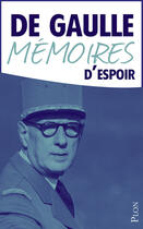 Couverture du livre « Mémoires d'espoir t.3 » de Charles De Gaulle aux éditions Plon