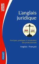 Couverture du livre « L'anglais juridique » de Bernard Dhuicq aux éditions Pocket