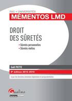 Couverture du livre « Droit des sûretés (édition 2015-2016) » de Gael Piette aux éditions Gualino