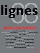 Couverture du livre « Revue lignes n 68 - jean-luc nancy » de Surya Michel aux éditions Nouvelles Lignes