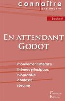 Couverture du livre « En attendant Godot, de Samuel Beckett » de  aux éditions Editions Du Cenacle