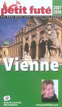 Couverture du livre « Vienne (édition 2007/2008) » de Collectif Petit Fute aux éditions Le Petit Fute