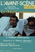 Couverture du livre « La megere apprivoisee » de William Shakespeare aux éditions Avant-scene Theatre