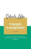 Couverture du livre « Scheda libro orgoglio e pregiudizio di Jane Austen (analisi letteraria di riferimento e riassunto co » de  aux éditions Paideia Educazione