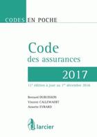 Couverture du livre « Code en poche ; code des assurances (édition 2018) » de Vincent Callewaert aux éditions Larcier