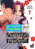 Couverture du livre « Criminelles fiançailles Tome 1 » de Asuka Konishi aux éditions Pika