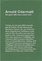 Couverture du livre « Arnold odermatt, ein gutes bild muss scharf sein! » de Arnold Odermatt aux éditions Hartmann Books