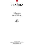 Couverture du livre « Geneses n 35 - l'europe vue d'ailleurs » de Nicolas Mariot aux éditions Belin