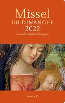 Couverture du livre « Missel du dimanche et son livret vivre la messe (édition 2022) » de Collectif aux éditions Bayard