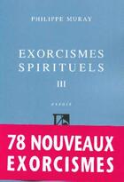 Couverture du livre « Dans la Nuit du nouveau monde-monstre : Exorcismes spirituels III » de Philippe Muray aux éditions Belles Lettres