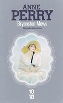 Couverture du livre « Bryanston mews » de Anne Perry aux éditions 12-21