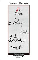 Couverture du livre « J'ai 7 ans » de Laurent Dutheil aux éditions Viviane Hamy