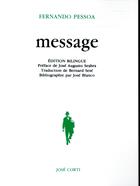 Couverture du livre « Message » de Fernando Pessoa aux éditions Corti