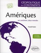 Couverture du livre « Ameriques » de Franck Favier aux éditions Ellipses
