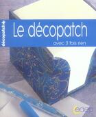 Couverture du livre « Le decopatch » de  aux éditions Saep