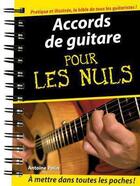 Couverture du livre « Accords de guitare pour les nuls » de Antoine Polin aux éditions Pour Les Nuls