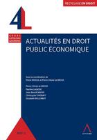 Couverture du livre « Actualités en droit public économique » de  aux éditions Anthemis