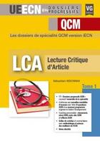 Couverture du livre « Lca ; lecture critique d'article » de Sebastien Wdowiak aux éditions Vernazobres Grego