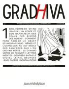 Couverture du livre « Revue Gradhiva n.1 » de Revue Gradhiva aux éditions Nouvelles Editions Place